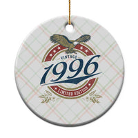 30th Birthday Beer Lover Vintage 1996 Limited Edition Ceramic Ornament Bald Eagle