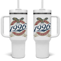 30th Birthday Beer Lover Vintage 1996 Limited Edition Tumbler With Handle Bald Eagle