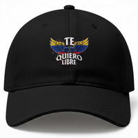 Venezuelan Pride Baseball Cap Te Quiero Libre Venezuela Flag Wings
