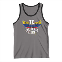 Venezuelan Pride Tank Top Te Quiero Libre Venezuela Flag Wings - Wonder Print Shop