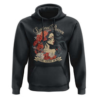 Latina Power Hoodie Hispanic Heritage Month Vintage Women Flowers - Wonder Print Shop