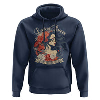 Latina Power Hoodie Hispanic Heritage Month Vintage Women Flowers - Wonder Print Shop