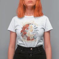 Latina Power T Shirt For Women Hispanic Heritage Month Vintage Women Flowers - Wonder Print Shop