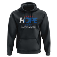 Harris Walz 2024 Supporter Hoodie Hope Ope Presidential Election Stars - Wonder Print Shop