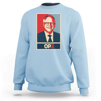 Harris Walz 2024 Sweatshirt Ope Tim Presidential Election Portrait - Wonder Print Shop