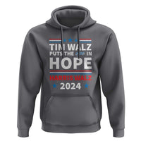 Harris Walz 2024 Supporter Hoodie Tim Walz Puts The Ope In Hope Stars - Wonder Print Shop
