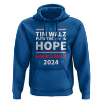 Harris Walz 2024 Supporter Hoodie Tim Walz Puts The Ope In Hope Stars - Wonder Print Shop