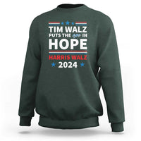 Harris Walz 2024 Supporter Sweatshirt Tim Walz Puts The Ope In Hope Stars - Wonder Print Shop