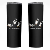Goose Bumps Funny Volleyball Skinny Tumbler Goose Sports Humor