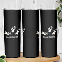 Goose Bumps Funny Volleyball Skinny Tumbler Goose Sports Humor