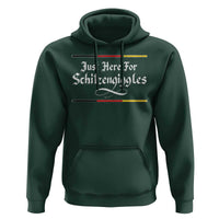 Just Here For Schitzengiggles Funny Oktoberfest Hoodie German Beer Festival Humor