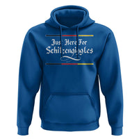 Just Here For Schitzengiggles Funny Oktoberfest Hoodie German Beer Festival Humor