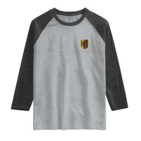 Deutschland German Pride Bundesadler Coat of Arms Crest Raglan Shirt
