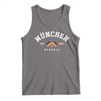 Munich City Bavaria Germany Est 1158 Tank Top Vintage German Flag