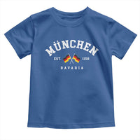Munich City Bavaria Germany Est 1158 Toddler T Shirt Vintage German Flag
