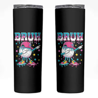 Volleyball Drip Bruh Meme Skinny Tumbler Volleyball Baseball Ice Cream Dripping