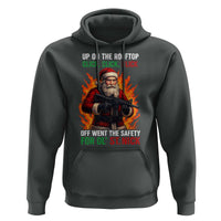 Funny Gun Christmas Hoodie Up On The Rooftop Click Click Off Went The Safety For Ol St Nick - Wonder Print Shop