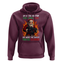 Funny Gun Christmas Hoodie Up On The Rooftop Click Click Off Went The Safety For Ol St Nick - Wonder Print Shop