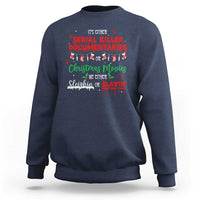 Christmas Criminal Podcast Lover Sweatshirt It's Either Serial Killer Documentaries Or Christmas Movie - Wonder Print Shop