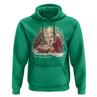Christian Christmas Hoodie Jesus I Am The Reason Santa I Am The Season - Wonder Print Shop