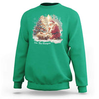 Christian Christmas Sweatshirt Jesus I Am The Reason Santa I Am The Season - Wonder Print Shop