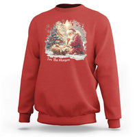 Christian Christmas Sweatshirt Jesus I Am The Reason Santa I Am The Season - Wonder Print Shop