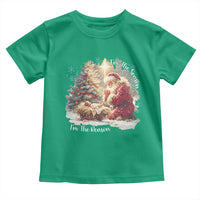 Christian Christmas Toddler T Shirt Jesus I Am The Reason Santa I Am The Season - Wonder Print Shop