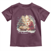 Christian Christmas Toddler T Shirt Jesus I Am The Reason Santa I Am The Season - Wonder Print Shop
