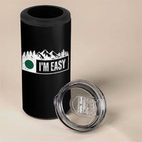 Funny Snowboard Ski 4 in 1 Can Cooler Tumbler I'm Easy Mountain Sign Retro Vintage - Wonder Print Shop