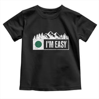 Funny Snowboard Ski Toddler T Shirt I'm Easy Mountain Sign Retro Vintage - Wonder Print Shop