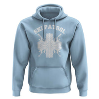Ski Patrol Hoodie Mountain Rescue Winter Slopes Skiing Snowboarding - Wonder Print Shop