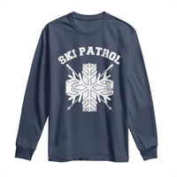 Ski Patrol Long Sleeve Shirt Mountain Rescue Winter Slopes Skiing Snowboarding - Wonder Print Shop