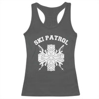 Ski Patrol Racerback Tank Top Mountain Rescue Winter Slopes Skiing Snowboarding - Wonder Print Shop
