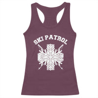 Ski Patrol Racerback Tank Top Mountain Rescue Winter Slopes Skiing Snowboarding - Wonder Print Shop
