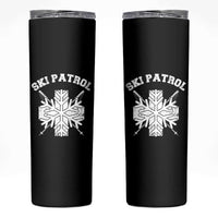 Ski Patrol Skinny Tumbler Mountain Rescue Winter Slopes Skiing Snowboarding - Wonder Print Shop