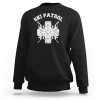 Ski Patrol Sweatshirt Mountain Rescue Winter Slopes Skiing Snowboarding - Wonder Print Shop