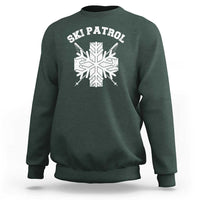Ski Patrol Sweatshirt Mountain Rescue Winter Slopes Skiing Snowboarding - Wonder Print Shop