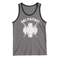 Ski Patrol Tank Top Mountain Rescue Winter Slopes Skiing Snowboarding - Wonder Print Shop