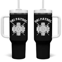 Ski Patrol Tumbler With Handle Mountain Rescue Winter Slopes Skiing Snowboarding - Wonder Print Shop