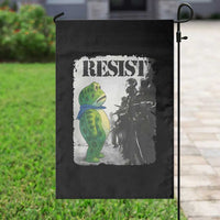 Frog Resist Garden Flag Portland Frog Activist Protest City Art - Wonder Print Shop