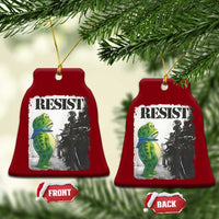 Frog Resist Ceramic Ornament Portland Frog Activist Protest City Art - Wonder Print Shop