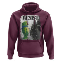 Frog Resist Hoodie Portland Frog Activist Protest City Art - Wonder Print Shop