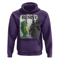 Frog Resist Hoodie Portland Frog Activist Protest City Art - Wonder Print Shop
