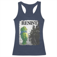 Frog Resist Racerback Tank Top Portland Frog Activist Protest City Art - Wonder Print Shop