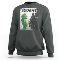 Frog Resist Sweatshirt Portland Frog Activist Protest City Art - Wonder Print Shop