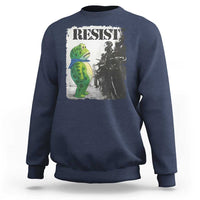 Frog Resist Sweatshirt Portland Frog Activist Protest City Art - Wonder Print Shop