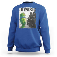 Frog Resist Sweatshirt Portland Frog Activist Protest City Art - Wonder Print Shop