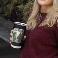 Frog Resist Tumbler Cup Portland Frog Activist Protest City Art - Wonder Print Shop