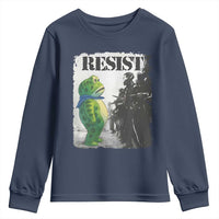 Frog Resist Youth Sweatshirt Portland Frog Activist Protest City Art - Wonder Print Shop
