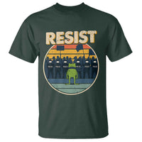 Frog Resist T Shirt Portland Frog Activist Protest Retro Sunset - Wonder Print Shop
